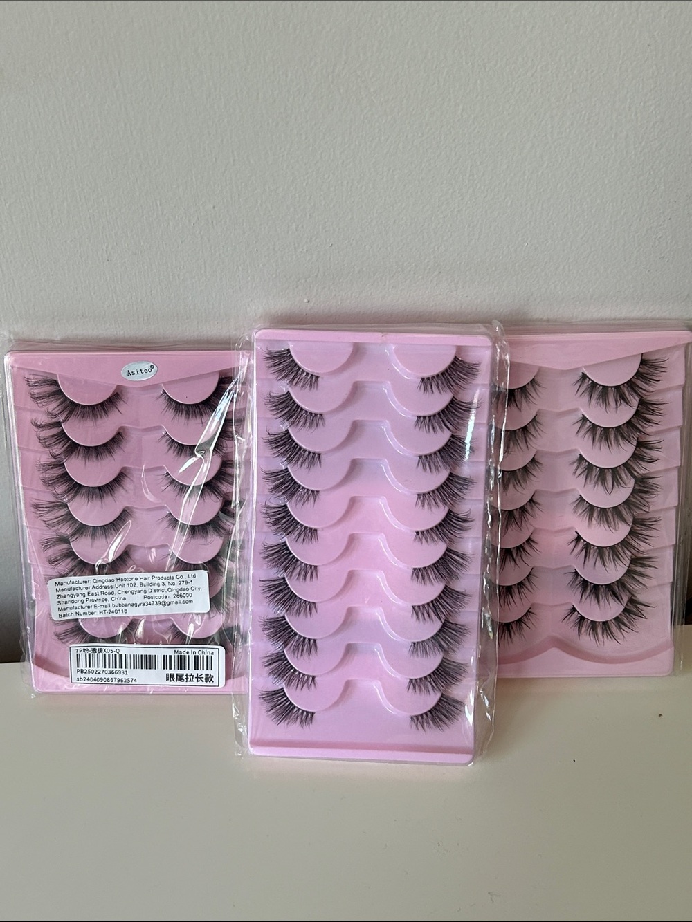 Multi-Pack False Eyelashes - Black Natural Volume NWT